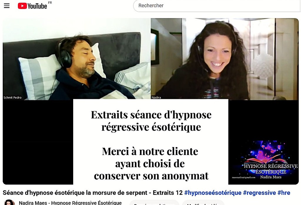 Séance d&rsquo;hypnose ésotérique la morsure de serpent – Extraits&nbsp;12